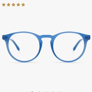 NWT ✨ DIFF Eyewear Sawyer Blue Light Blocking Screen Glasses, Aegean Blue Frames